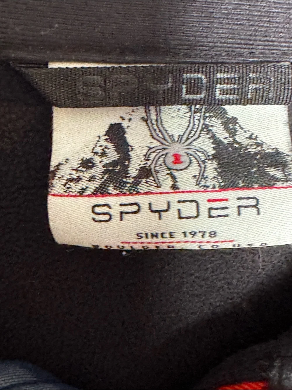 Spyder embroidered fleece